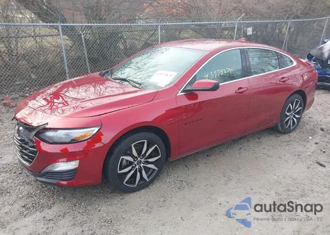 2022 Chevrolet Malibu Fwd Rs из США, поврежденный, VIN 1G1ZG5ST2NF105725